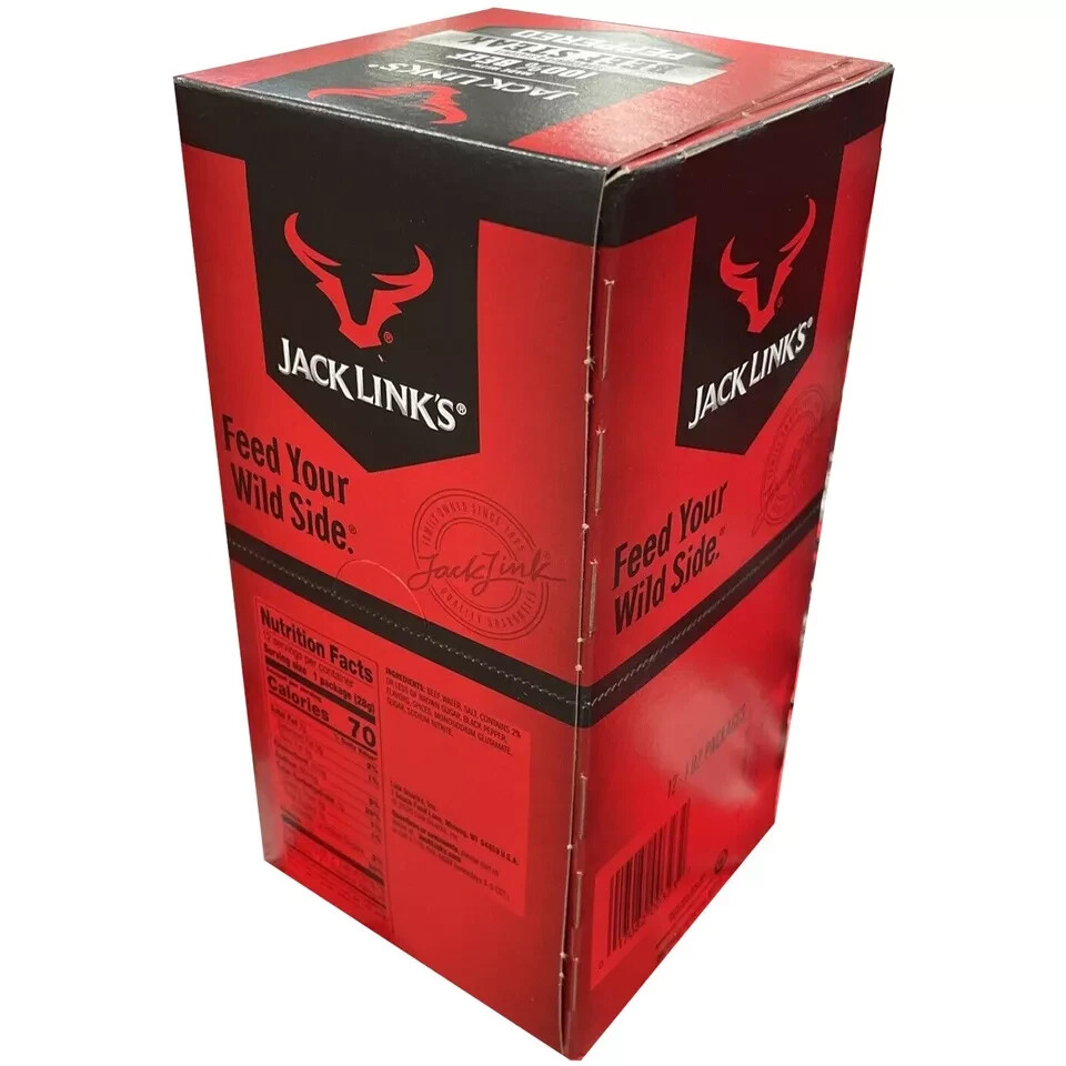 Jack Link’S Beef Steak Original 1 Oz. 12 COUNT/Box