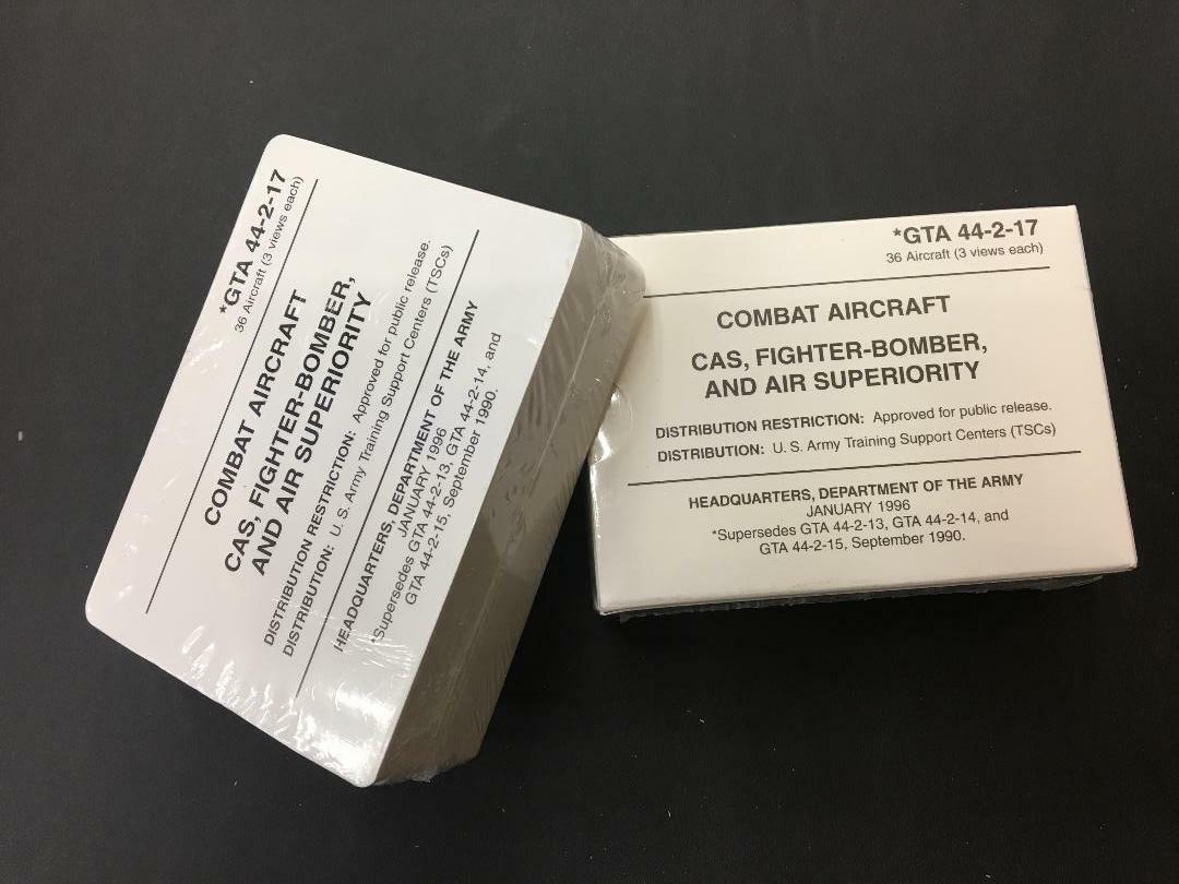 Vintage Military ID Cards- Combat Aircraft- CAS, FIGHTER BOMBER & AIR ID cards