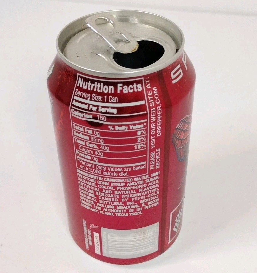 2002/04 Spider-Man 1 & 2 Dr Pepper Soda Cans Lot Of 4 Doc Ock Diet