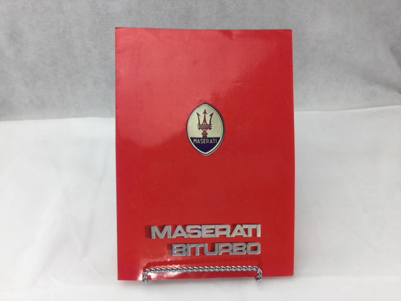 MASERATI Biturbo 2.5 Brochure Prospekt 1984 Genuine factory OEM sales pamplet G