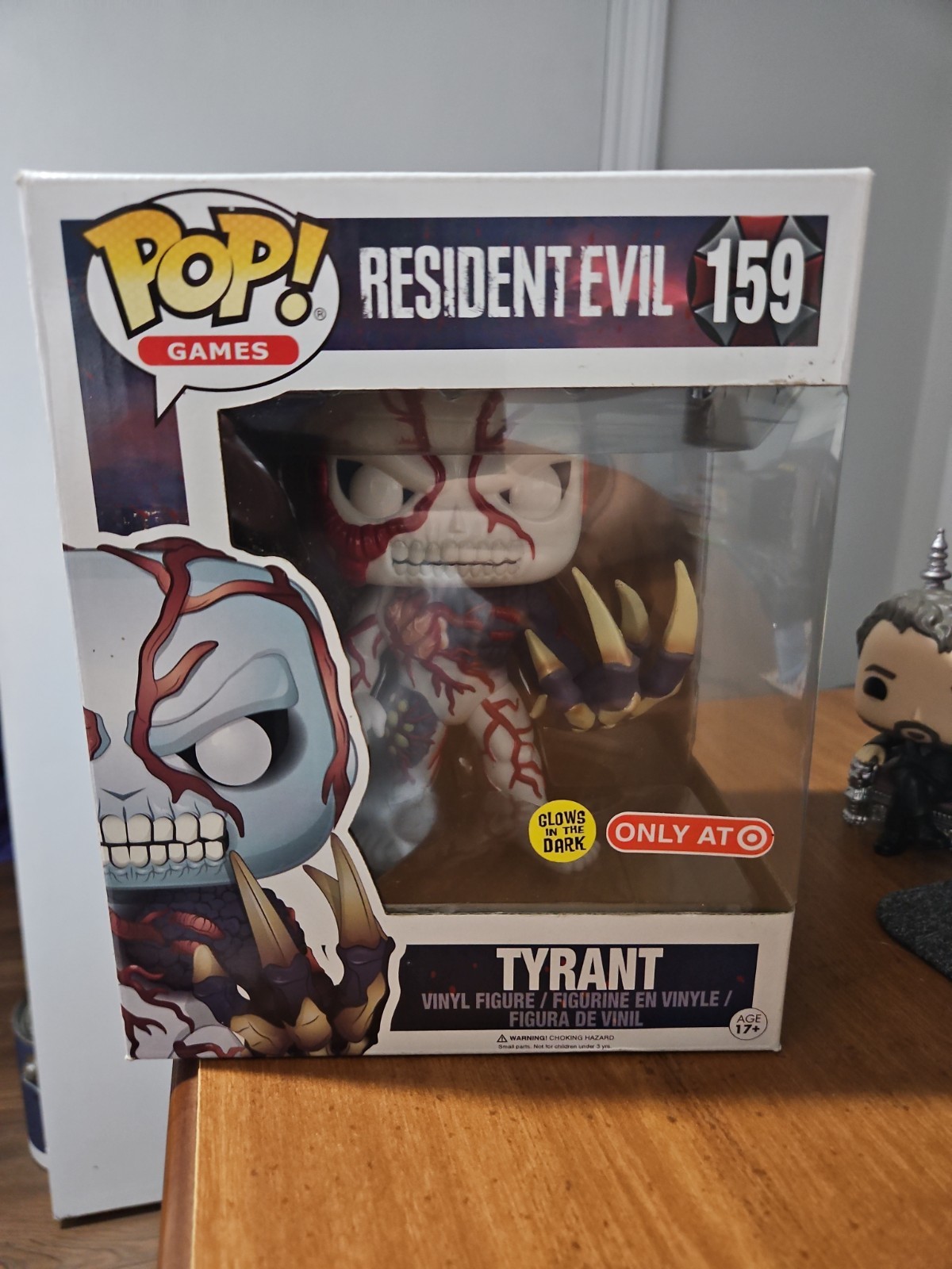 Funko Pop! Resident Evil Tyrant #159 6-inch Glow Vinyl Figure W/ Protector