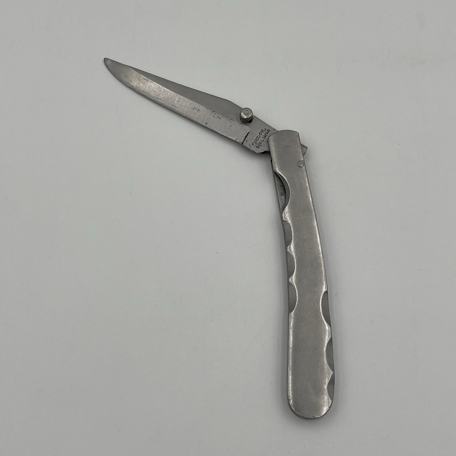 Vintage Valor 897 Seki Japan Tak Fukuta Folding Safety Pocket Knife (See Video)