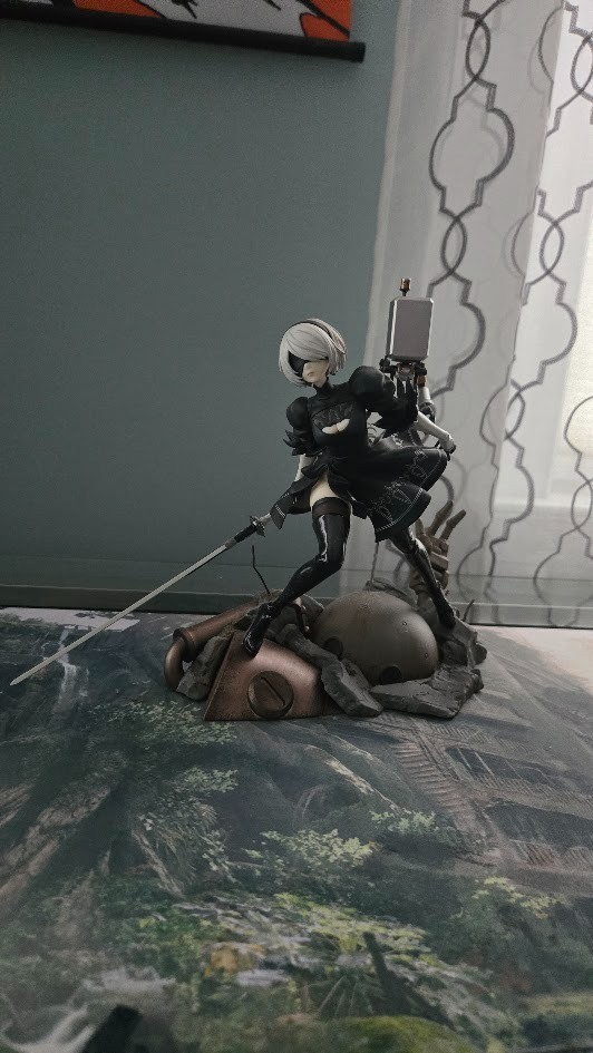 Aniplex NieR Automata 2B 1/7 Scale Deluxe Edition Statue Figure w/ Pod 042