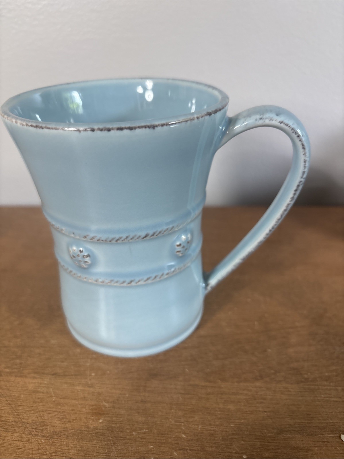 Juliska Ceramics Berry and Thread Mug Ice Blue