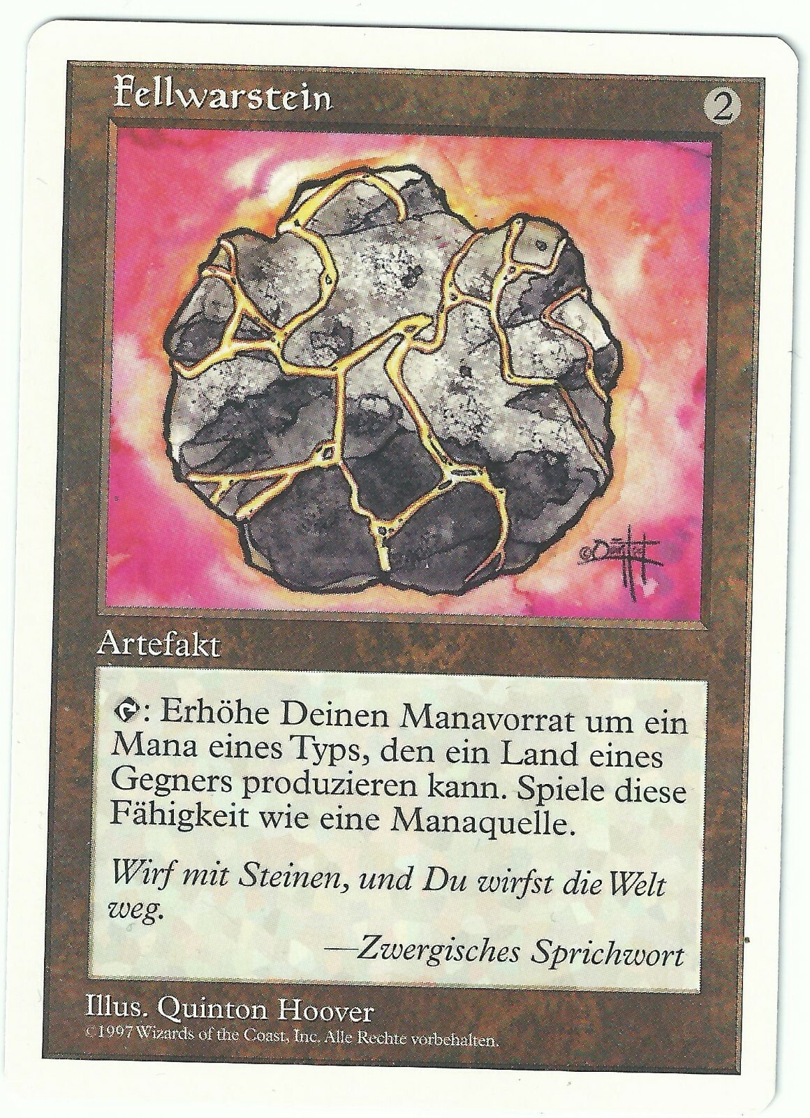 TOP & CULT Fellwarstein / Fellwar Stone – 5th Edition – German (Fine +)