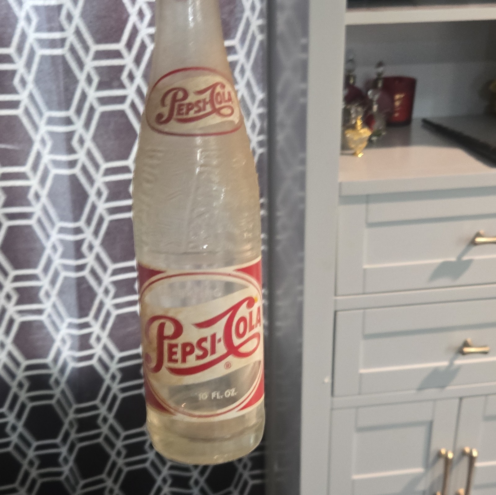 Pepsi Vintage Metal Bottle Carrier/Caddy – Silver & Red Soda Advertising