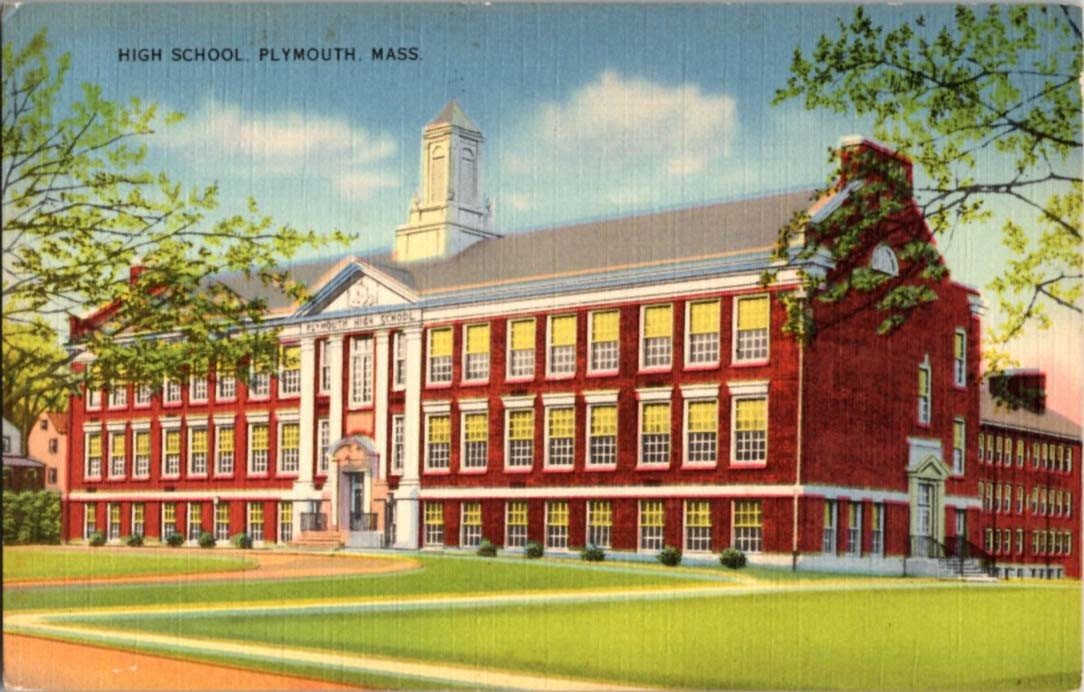 Plymouth Massachusetts MA : SCHOOL SCENE j/13 BD2777
