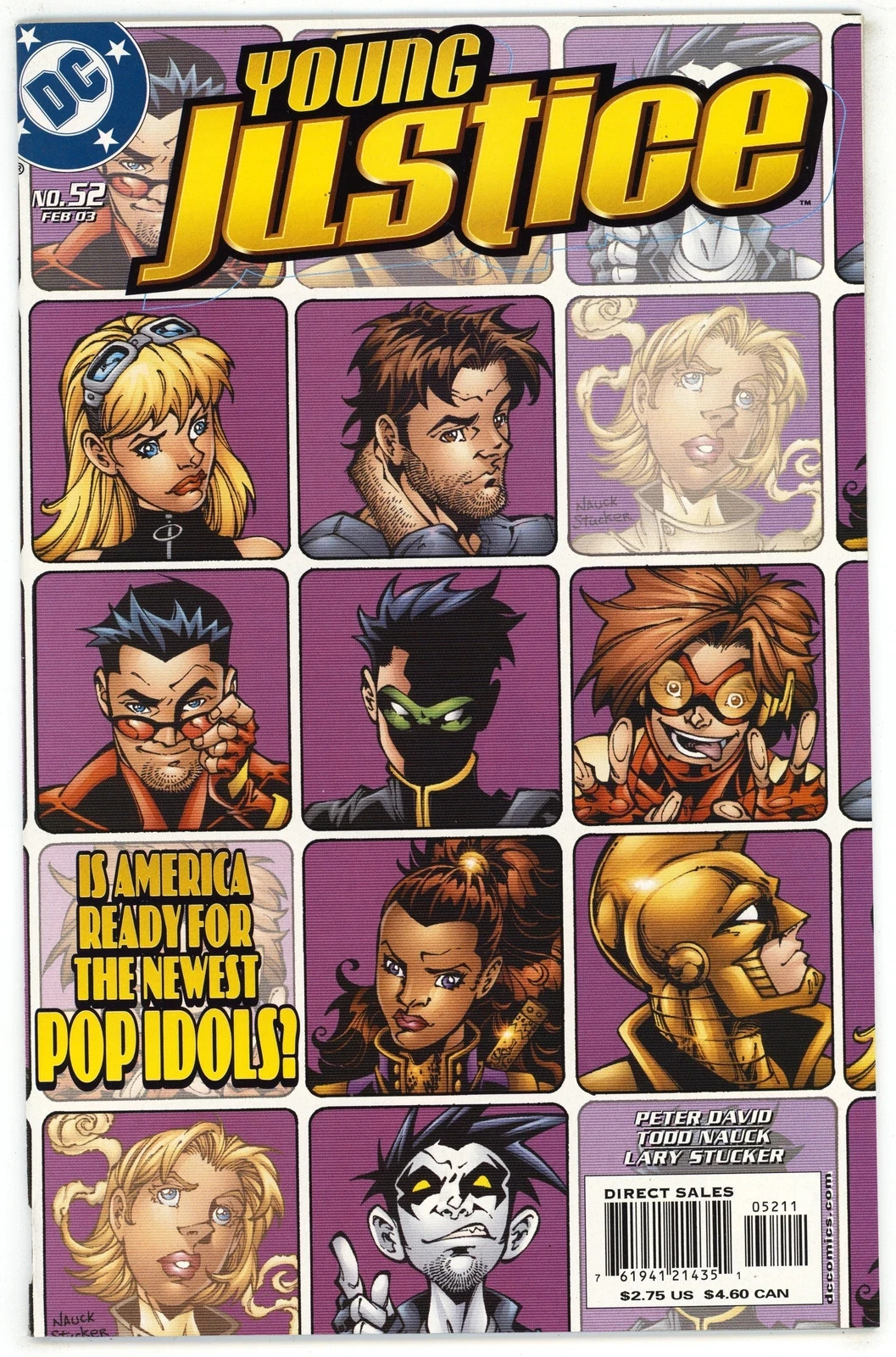 Young Justice (1998) #52 NM 9.4 Todd Nauck Cover