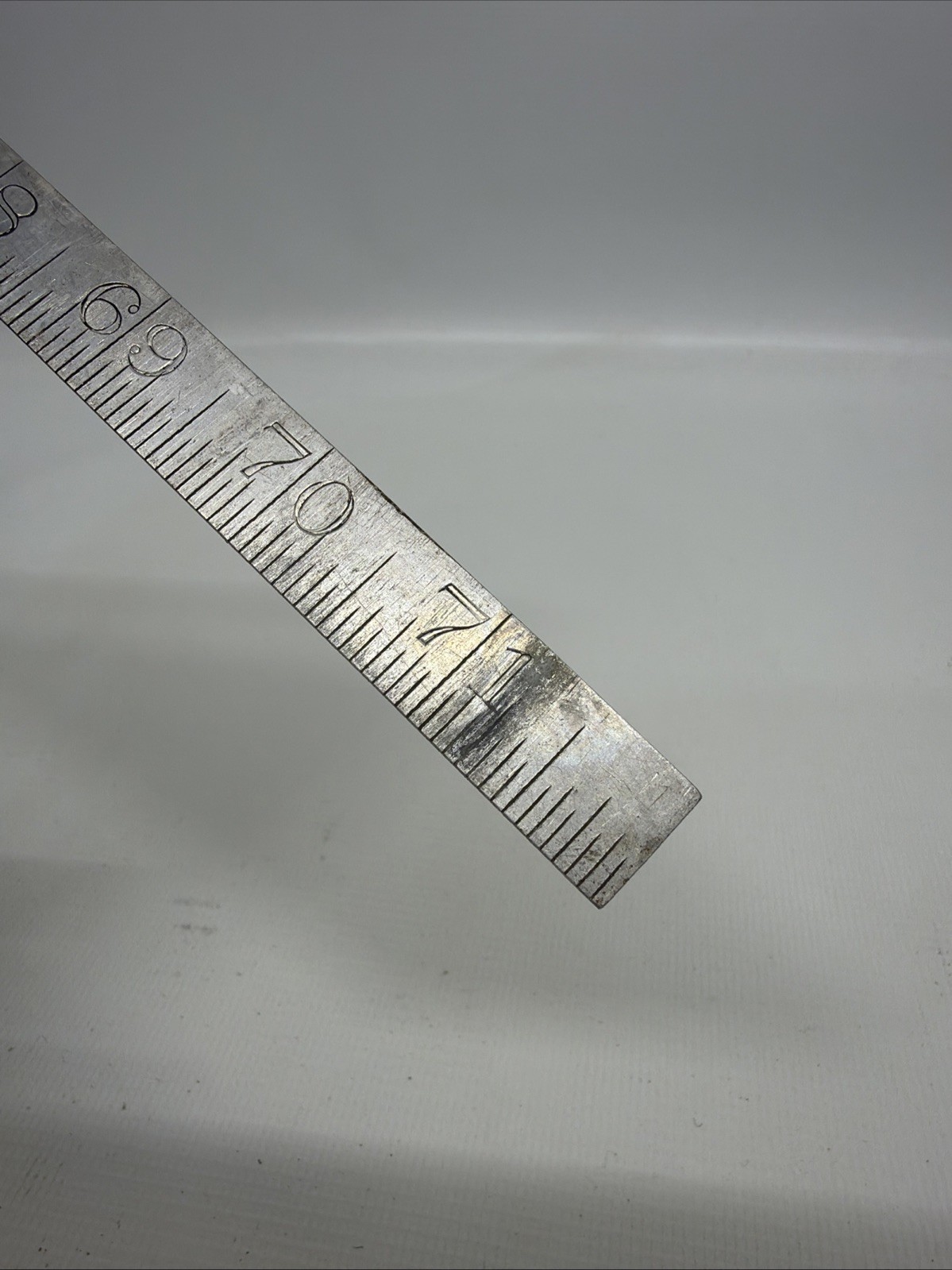 Vintage Folding Metal Ruler Master Rule Mfg. Co. Inc. No. 516 USA 72”