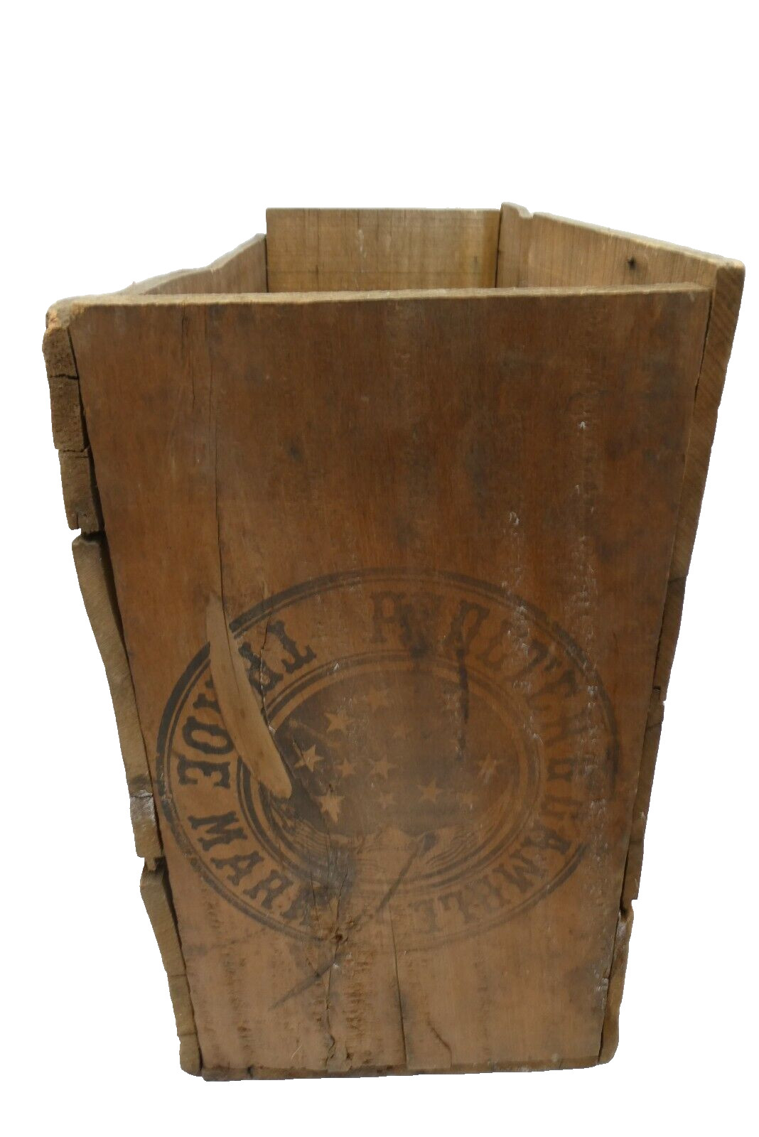 Antique Procter & Gamble Wooden Shipping Crate Advertising Box Ivory Soap Cincy
