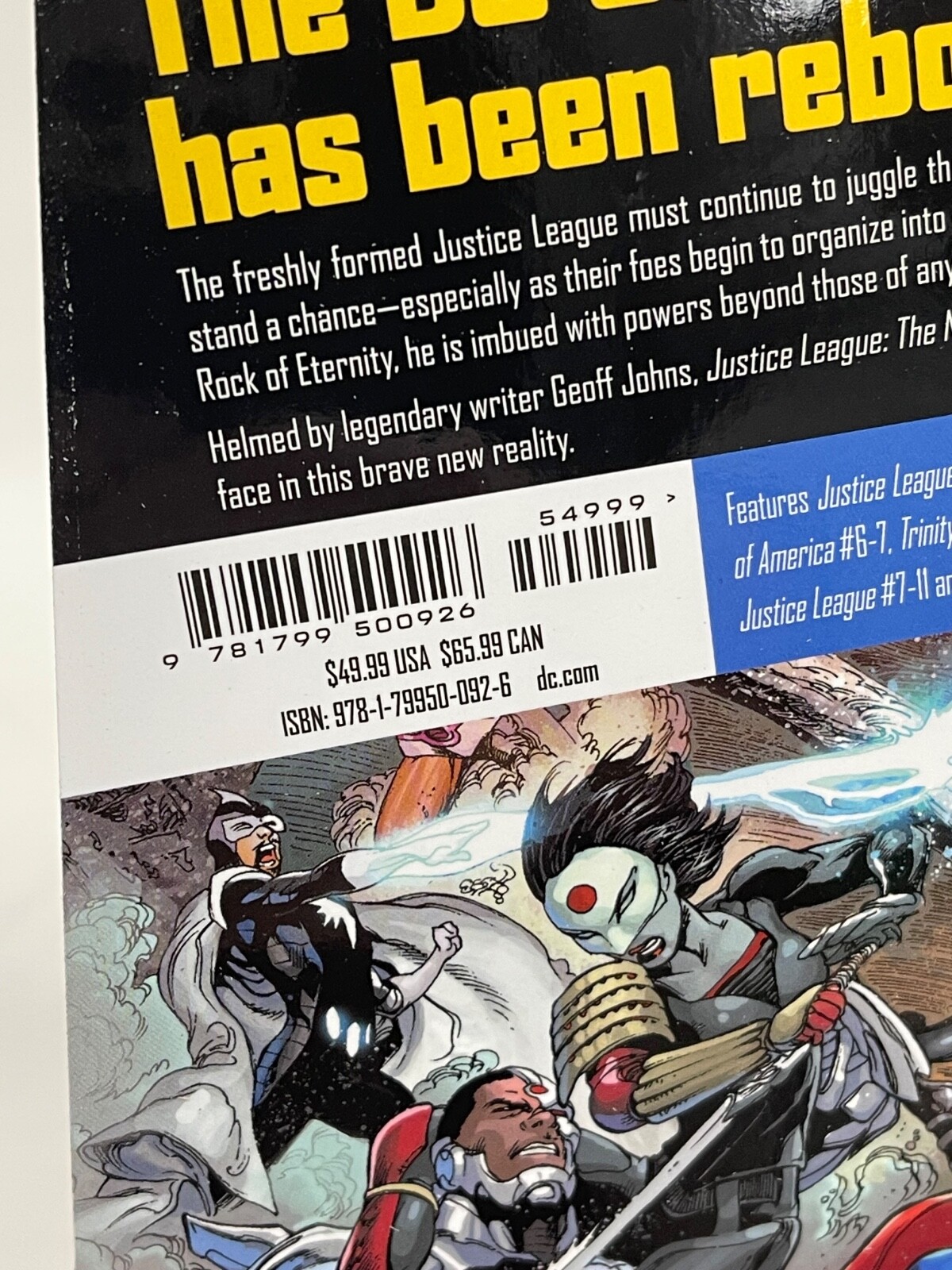 Justice League: The New 52! Book 2 Two Geoff Johns Jim Lee New DC Comics TPB