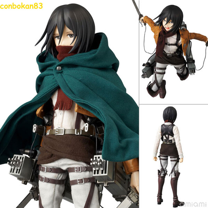 Attack on Titan Rivaille Ackerman Eren Jaeger Mikasa·Ackerman Figure Moility Toy