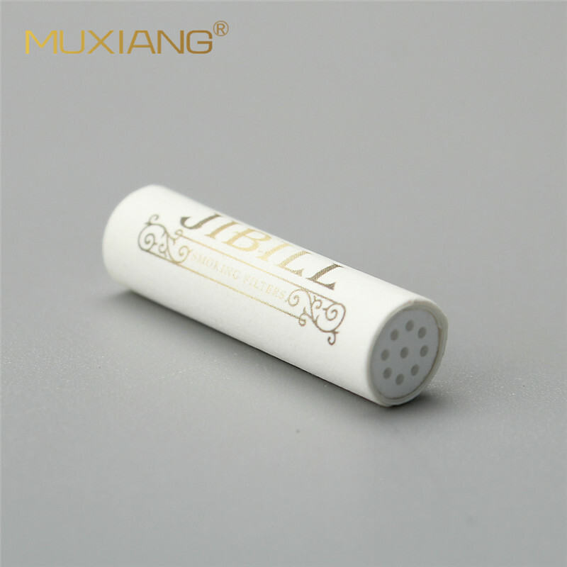 50pcs JIBILL 7mm Activated Carbon Filters for Tobacco Smoking Pipe Filters
