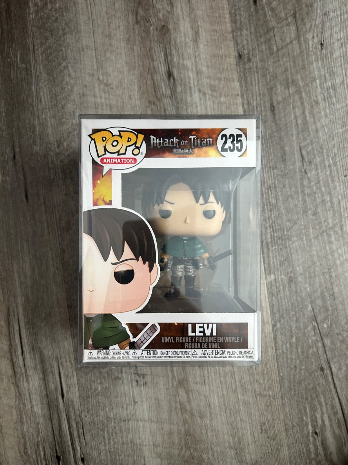 Funko Pop! Attack on Titan: Levi #235 Item #14196 w/ Protector
