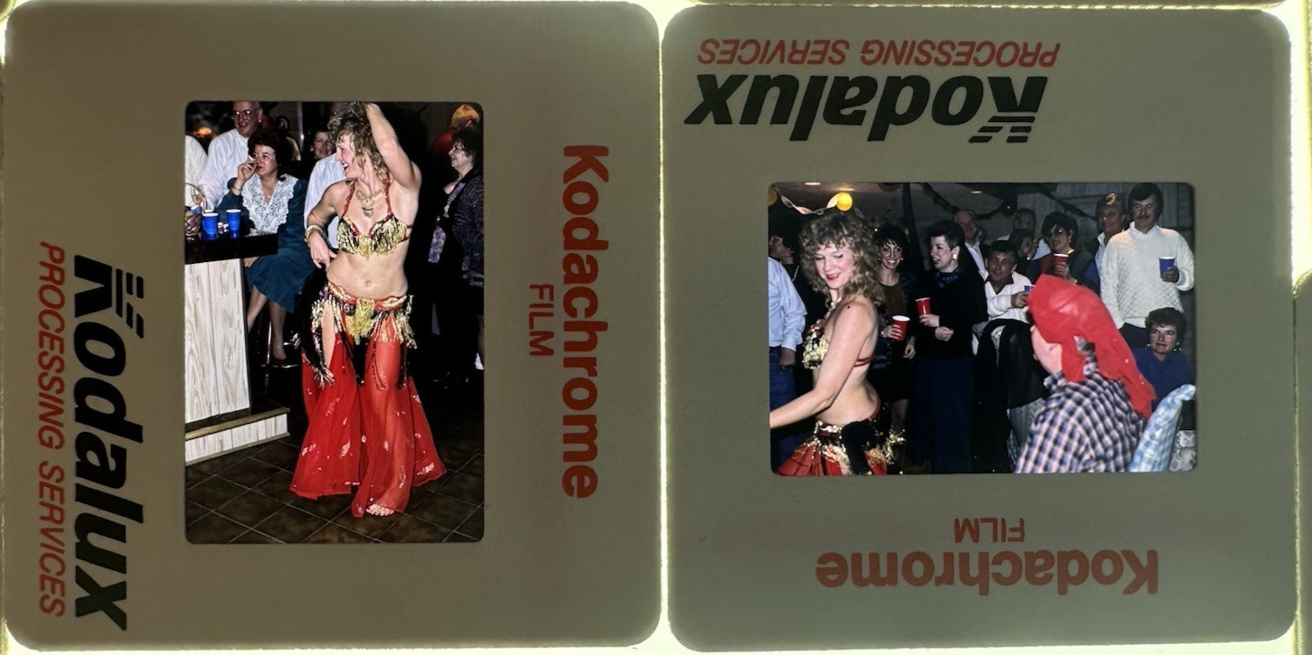 Gypsy Belly Dancer Fun Sexy Party Photo Kodalux Slide Snapshots 11