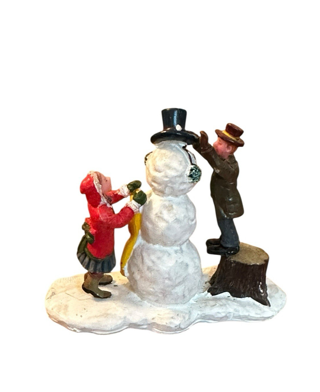 Lemax Dressing Mr Snowman Christmas Holiday 32732 3.35in Vintage