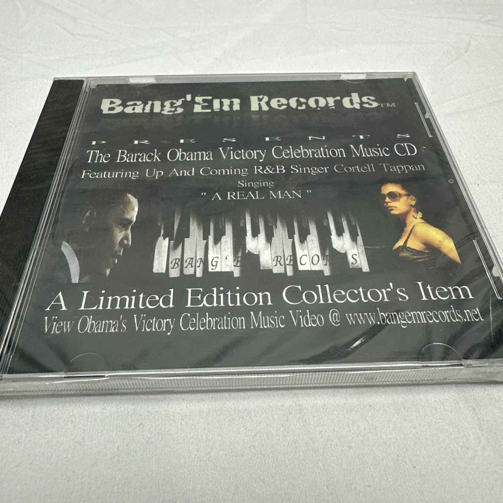 Barack Obama Victory Celebration Music CD Sealed Limited Edition Cortell Tappan