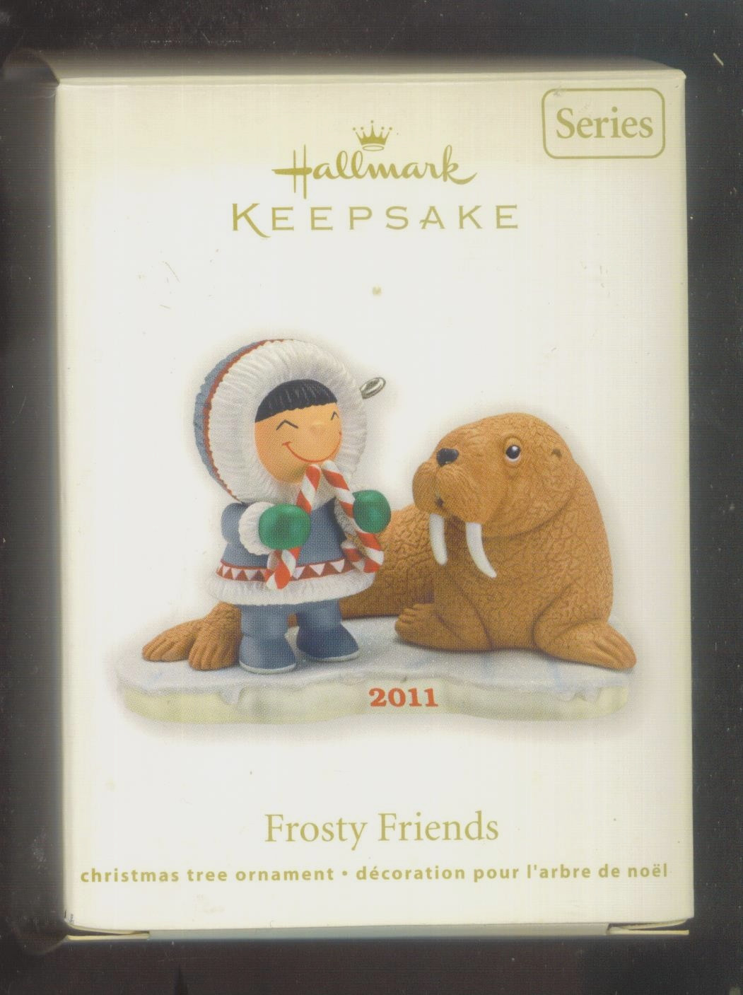 Frosty Friends 2011 Hallmark Keepsake #32 In Series Eskimo & Walrus MIB FREE S&H