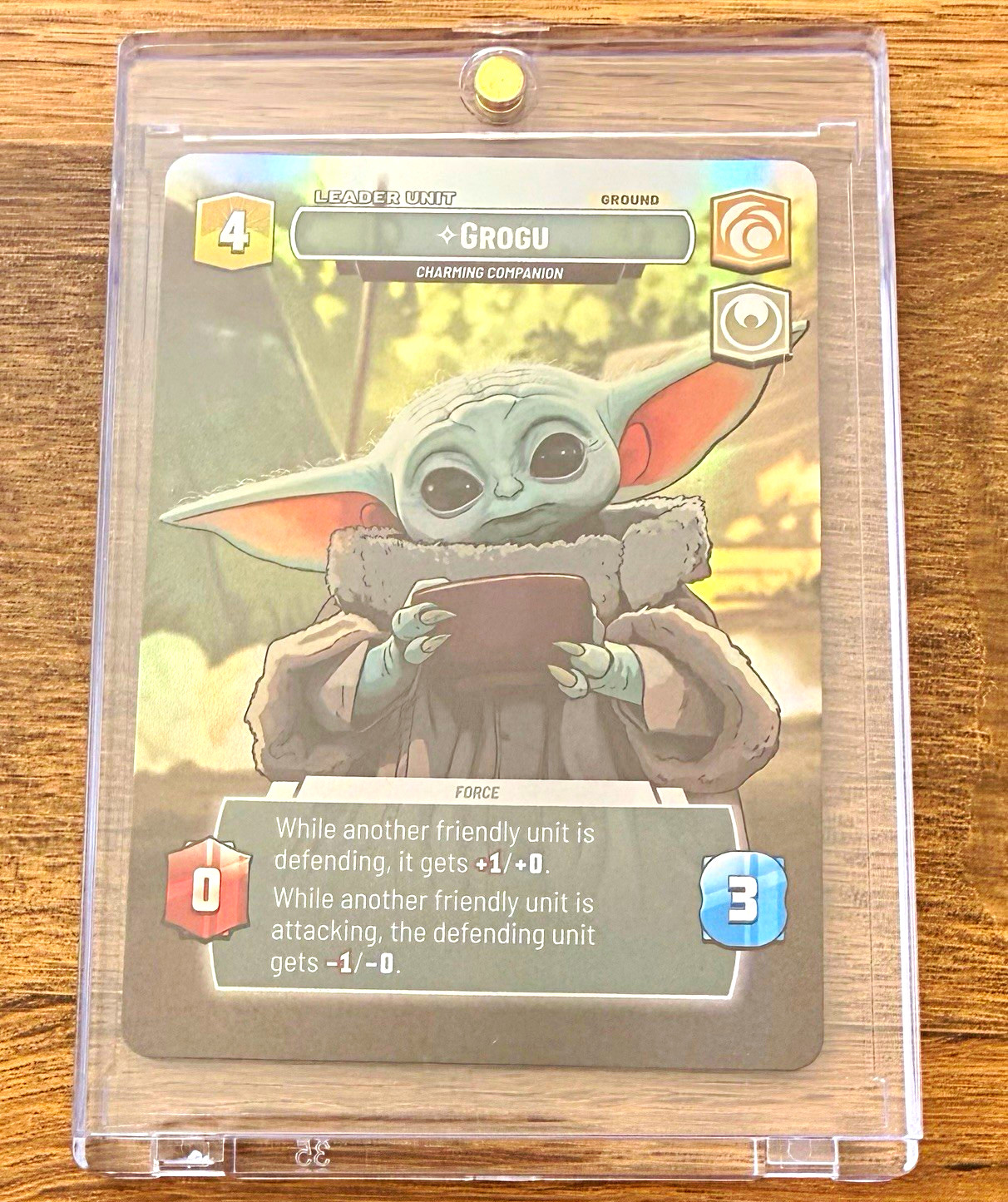 Fantasy Flight Games Star Wars Unlimited Grogu Leader Unit Showcase 784