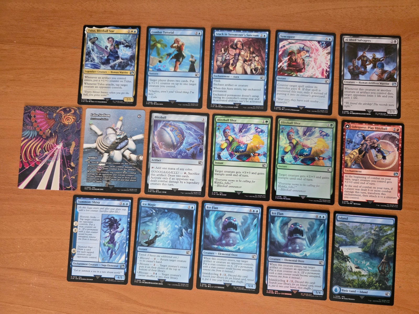 16x Final Fantasy X FF 10 MTG Lot Bundle Magic Gathering Cards for the FF10 Fan