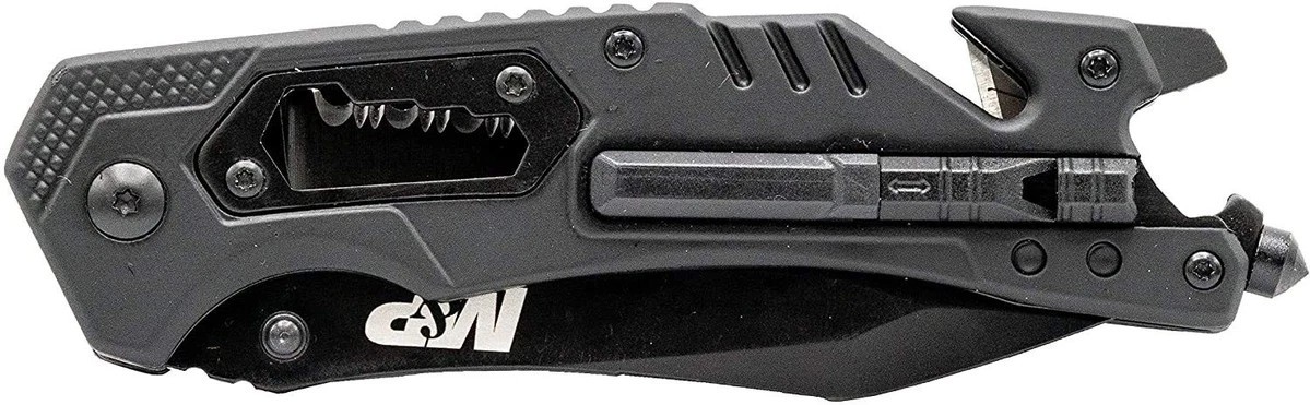 Smith & Wesson M&P Linerlock A/O Black Folding Stainless Pocket Knife 1100078