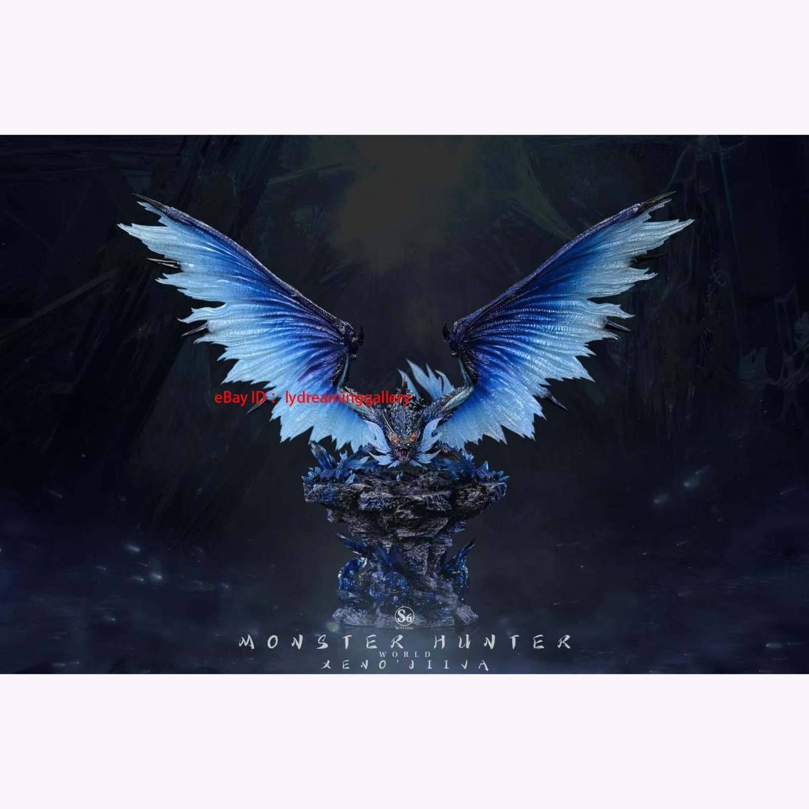 S6 Studio Monster Hunter Xeno’jiiva 9in Limited Collectible Statue Figure