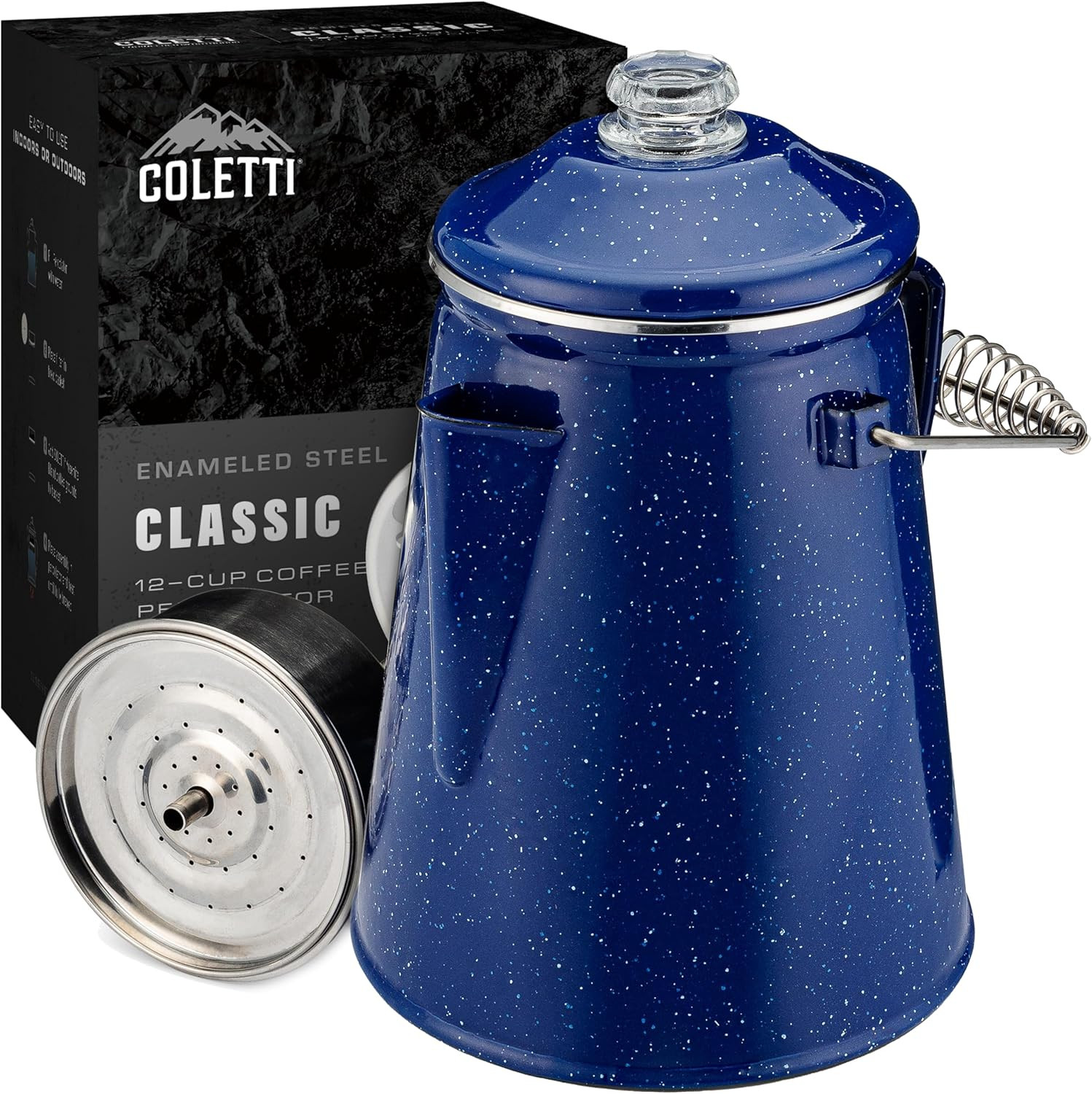 Classic Percolator Coffee Pot — the Most Nostalgic Camping Coffee Pot, Now Moder