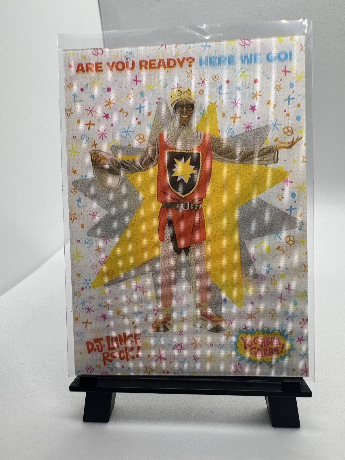 DJ Lance Rock DL-2 Yo Gabba Gabba 2012 Press Pass Lenticular Motion Insert Card