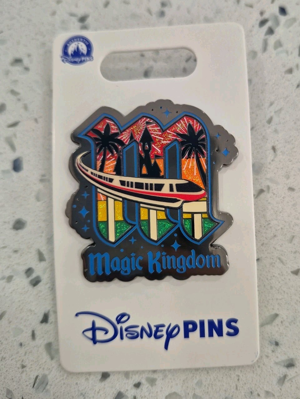 WDW Disney Magic Kingdom Monorail M OE Pin