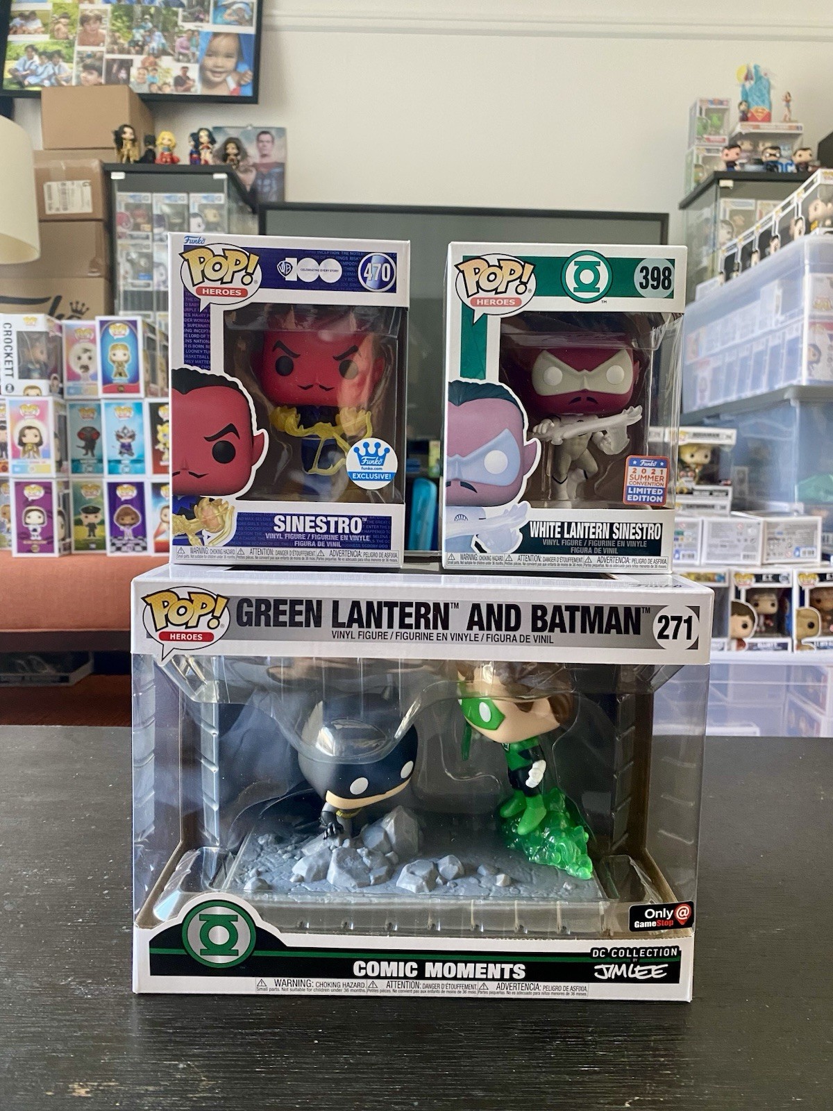 Funko Pop! Heroes DC Green Lantern Batman Sinestro Lot #271 #470 #398 GameStop