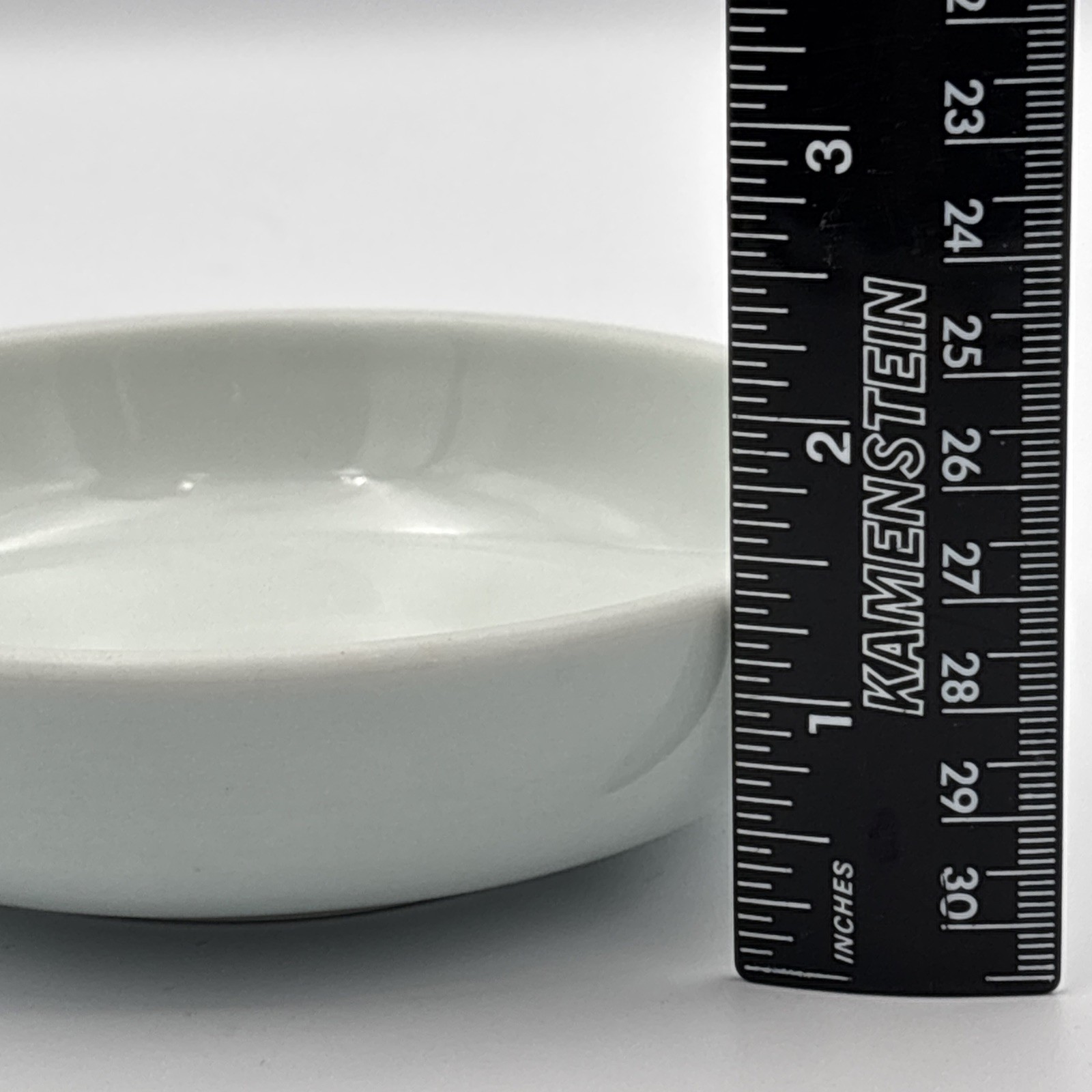 🍮 Vintage Japanese Celadon Glaze 5″ Asian Shallow Bowl Light Blue Signed