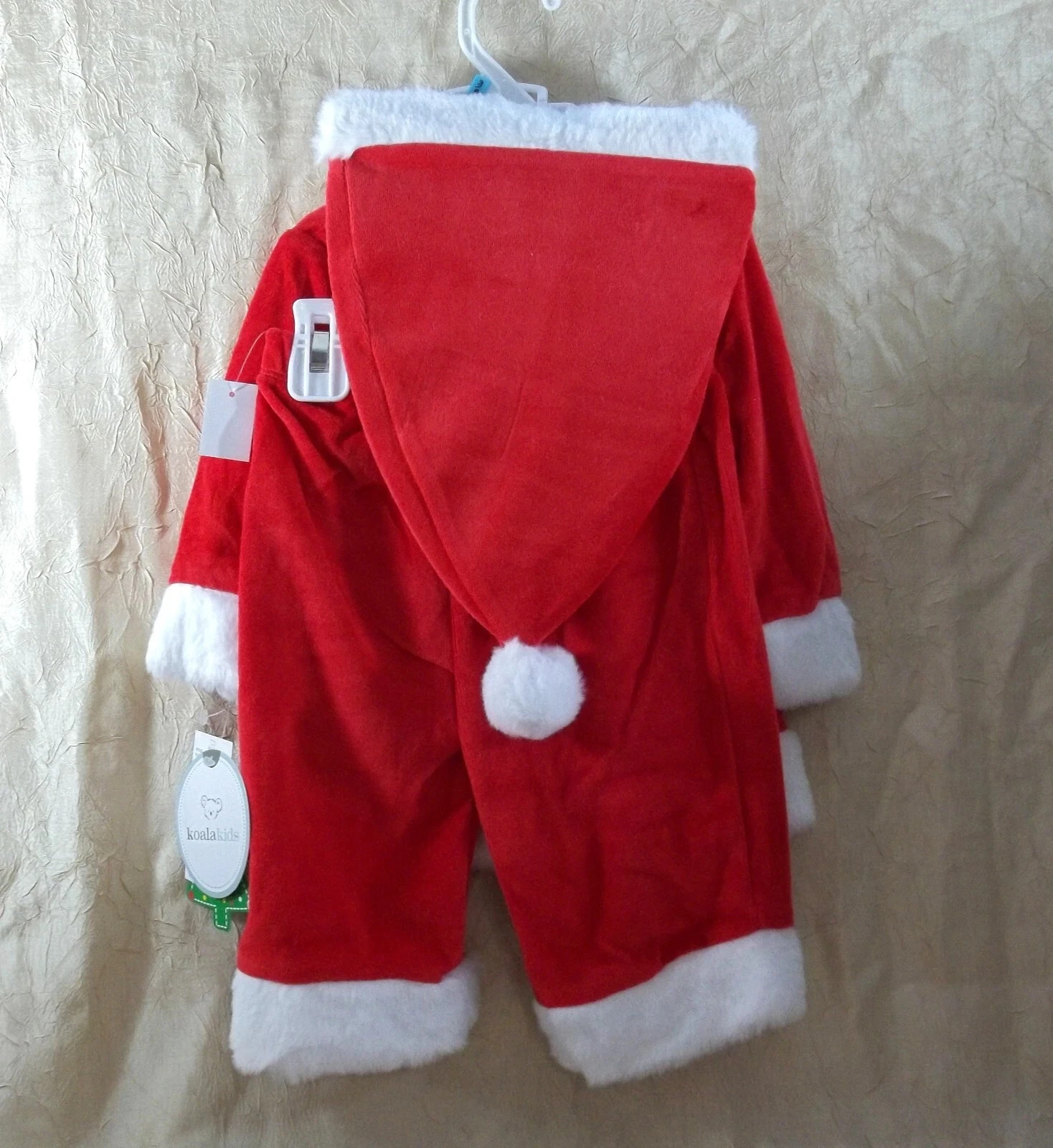Baby Santa Claus Suit & Hat 3-6 Months Size Koala Kids Brand New with Tag
