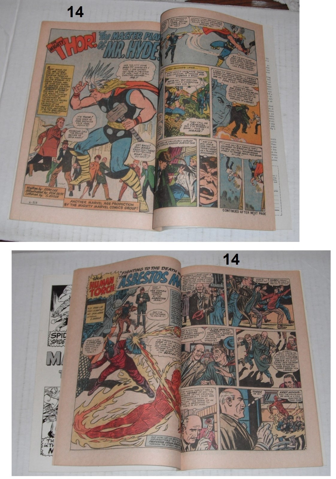 Marvel Tales # 4 + 14…..4.0–7.0 grade…1966–1968 comic books–A