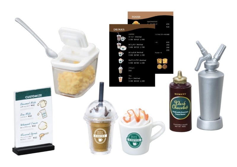 Re-Ment Petit Sample Series PETIT STYLE COFFEE 1 BOX Complete Set of 8 JAPAN NEW