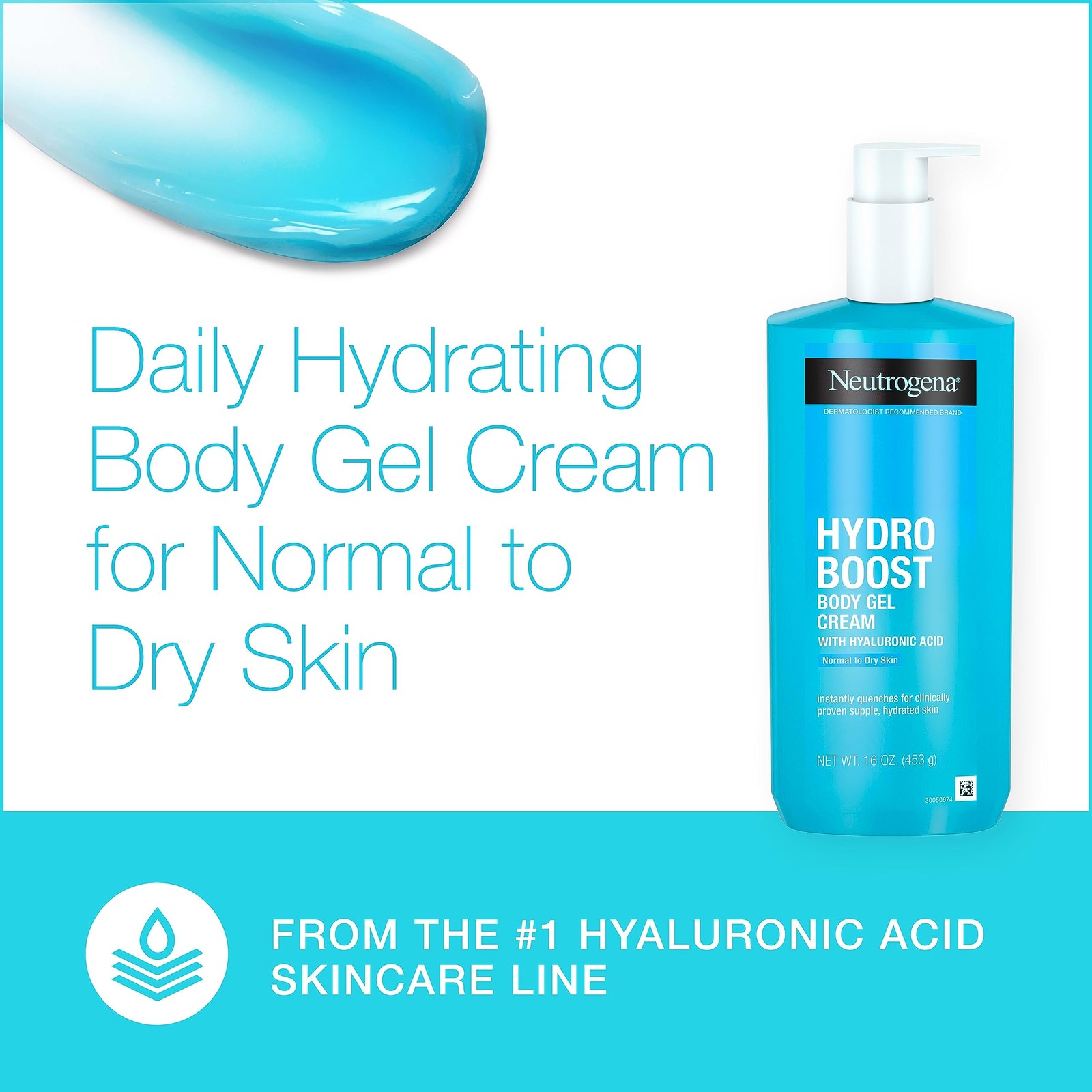 Neutrogena Hydro Boost Body Gel Cream Hydrating Body Lotion Hyaluronic Acid For