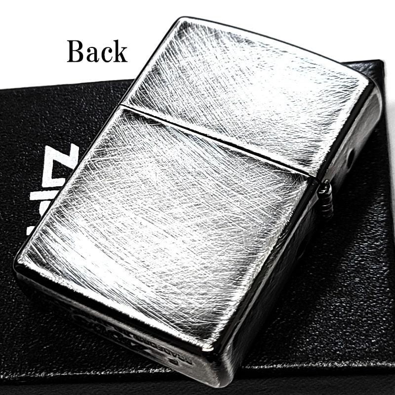Zippo Cat Have a Great Time Distressed Etching Engraving Silver Regular Lighter