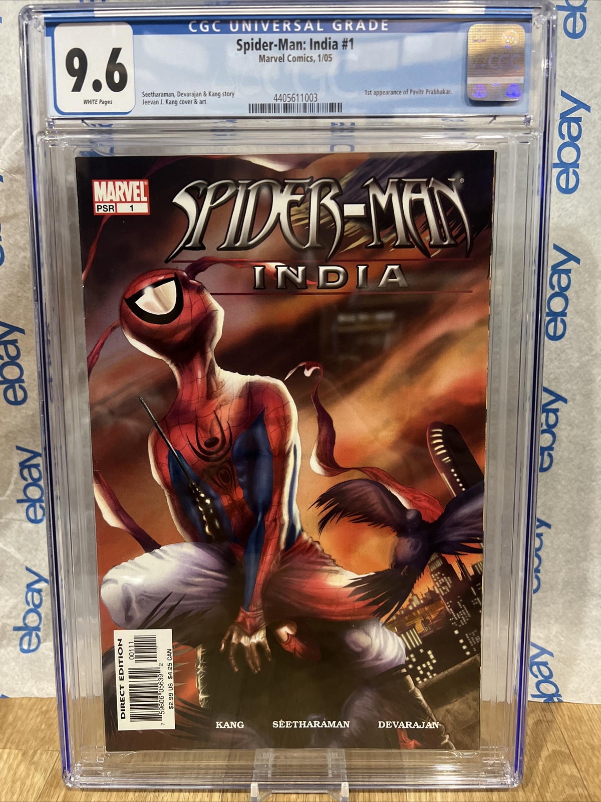 SPIDER-MAN INDIA #1 (2005) CGC 9.6 1st APPEARANCE PAVITR PRABHAKAR