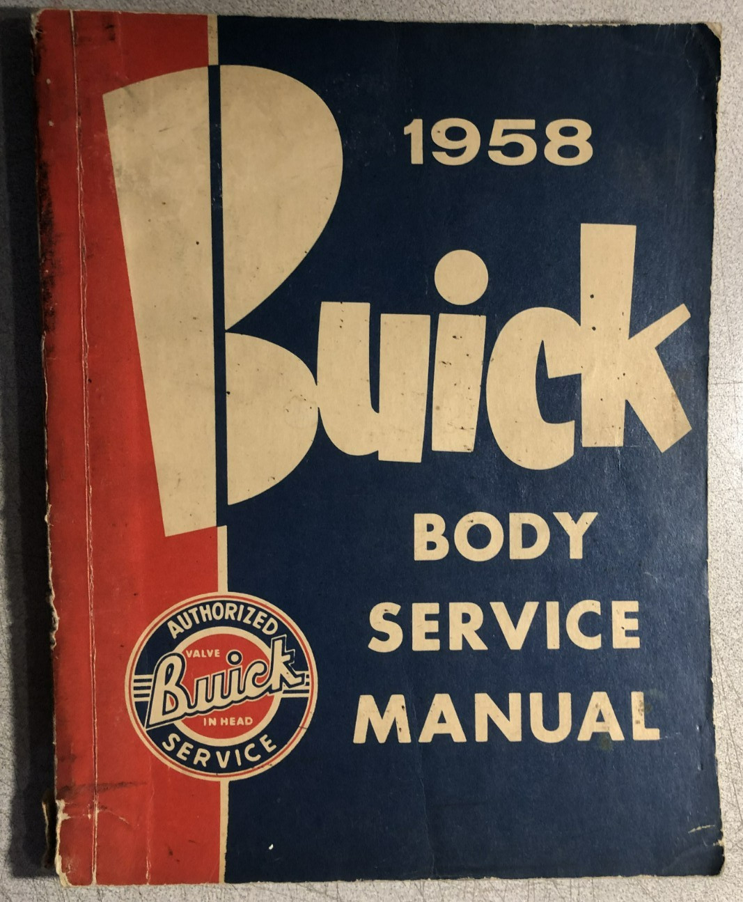 1958 BUICK Body Service Manual (illustrated) thick manual!