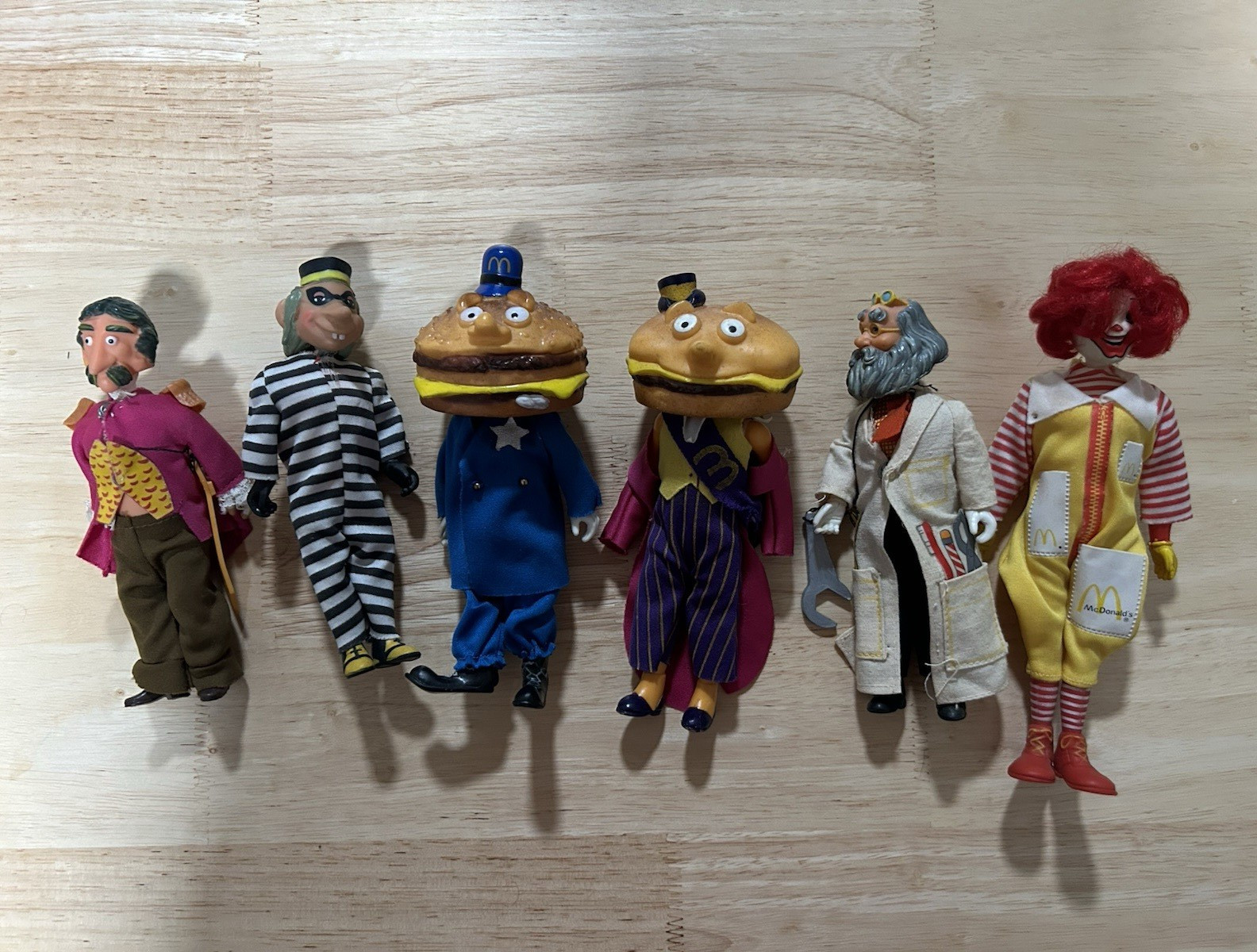 McDonald’s 1976 Remco Figurine Lot of 6