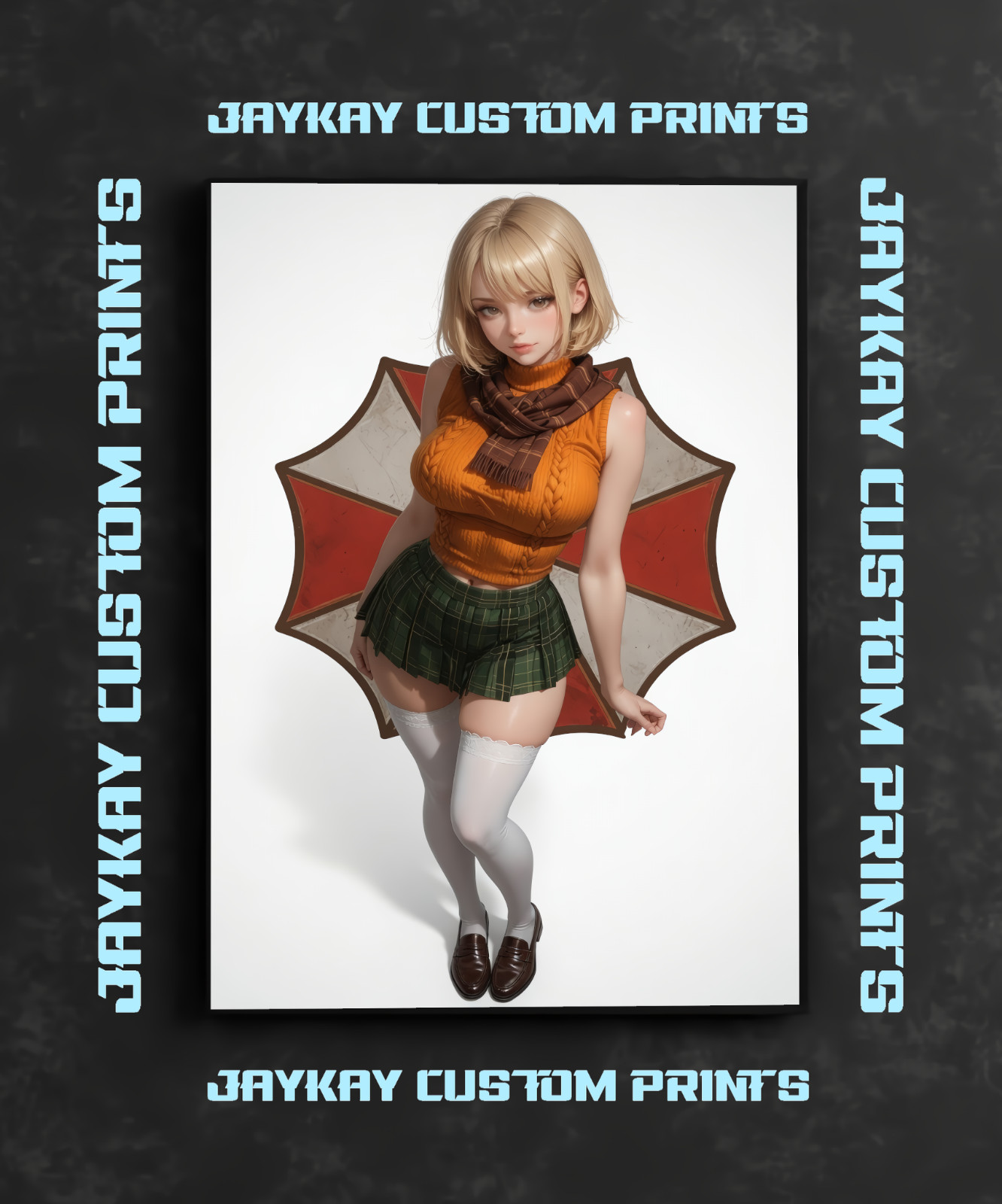 Resident Evil Sexy Ashley Graham Poster Print – No Frame