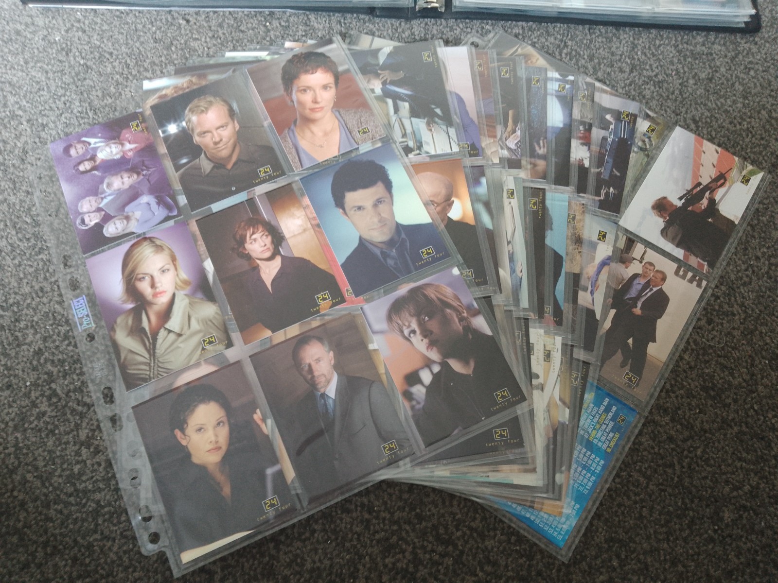 24 Season 1 & 2 Comic Images 2003 Master Set in Binder Kiefer Sutherland