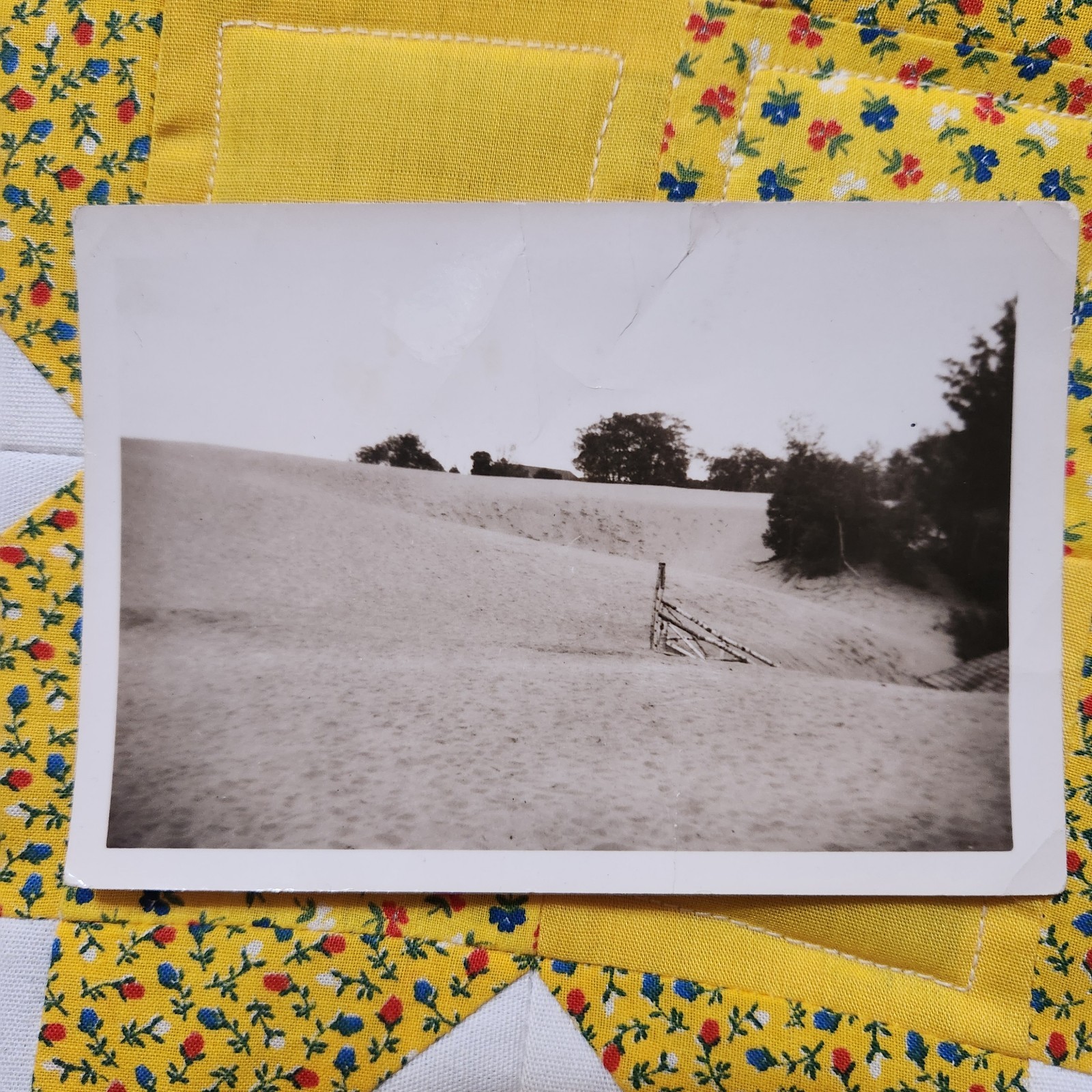 VTG Snapshot Photo 1930s Desert Of Maine Sand Dunes 1939