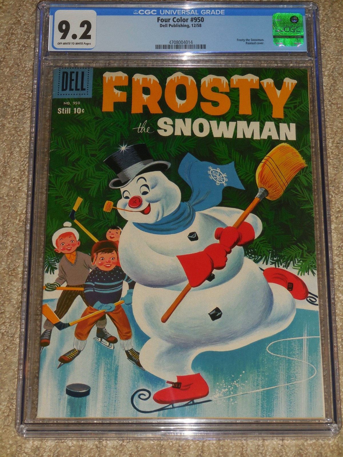1958 Dell Four Color FC #950 Frosty the Snowman CGC 9.2 NM-