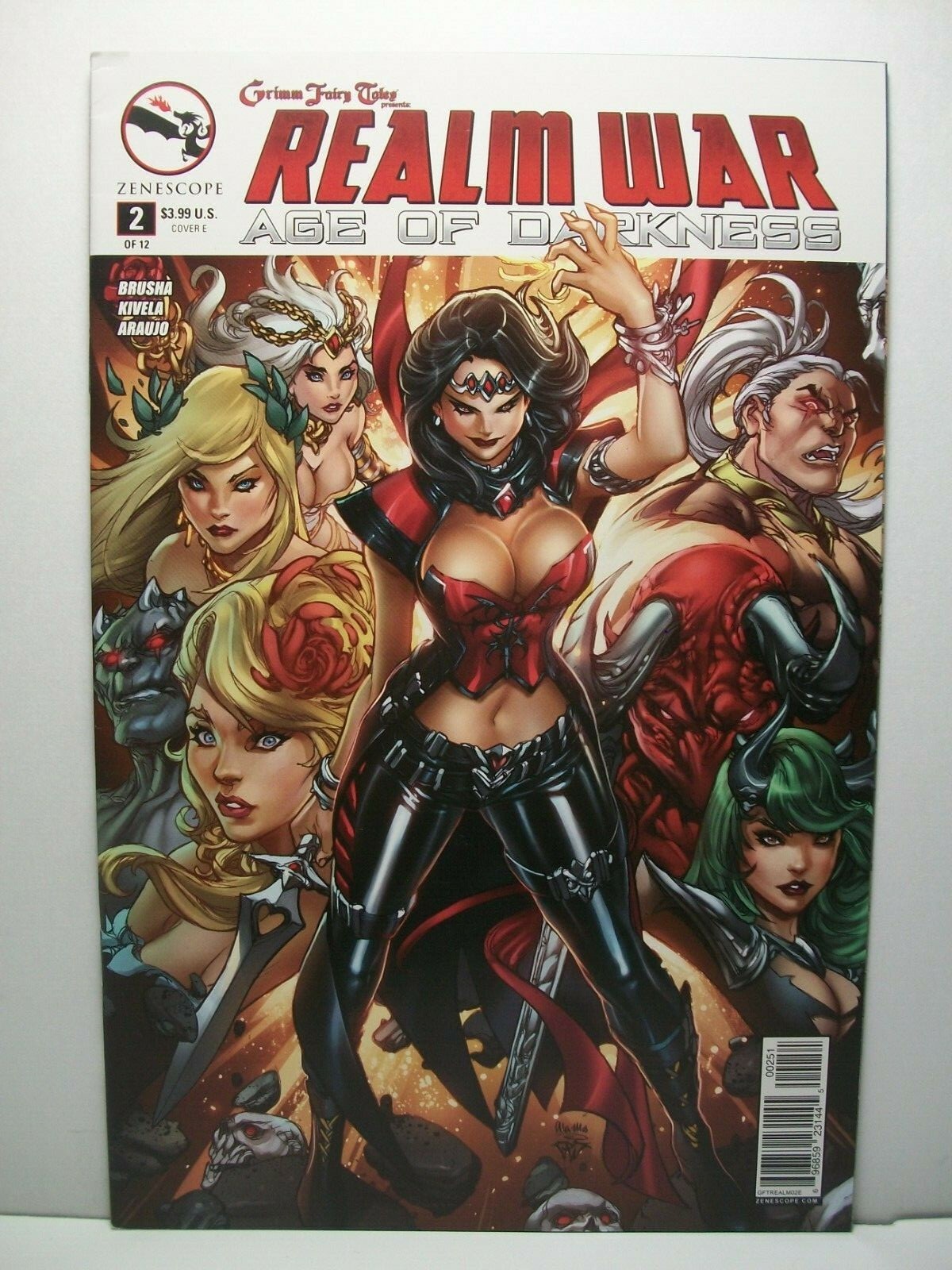 Realm War: Age Of Darkness #2 ~ Cover E (2014, Zenescope) ~ 9.4 NM
