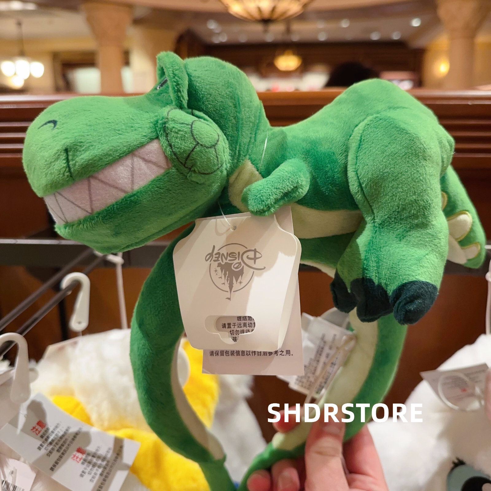 Disney authentic rex toy story movable ear headband disneyland exclusive