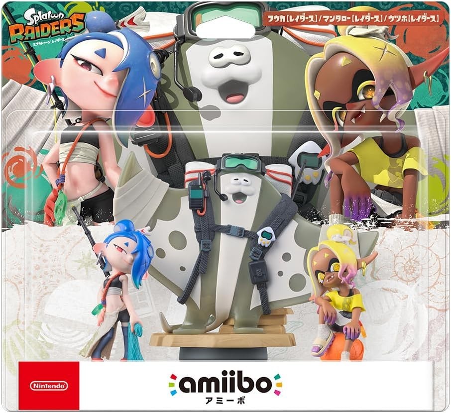 Nintendo amiibo Deep Cut Raiders Set Shiver Frye Big Man Splatoon Series New 13+