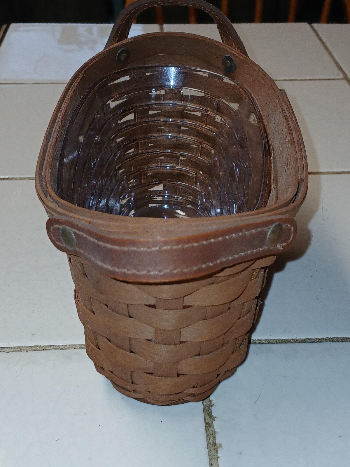 Longaberger 2009 Journal Basket Rich Brown