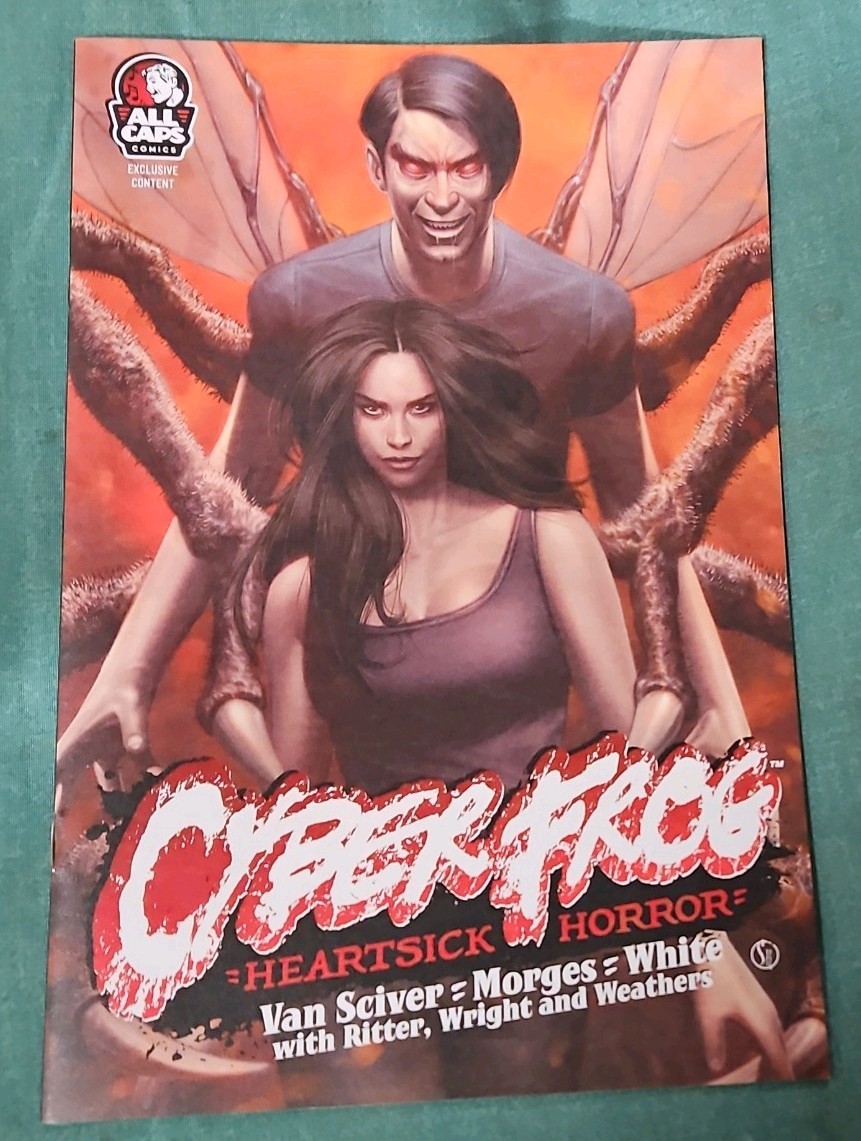 All CAPS Comics Cyberfrog Heartsick Horror Comic Van Sciver Morges White Ritter