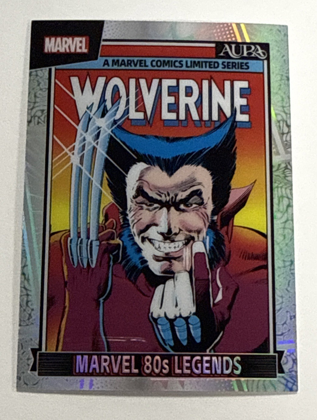 2025 Kakawow Marvel Aura 80s Legends Wolverine Silver EL-04