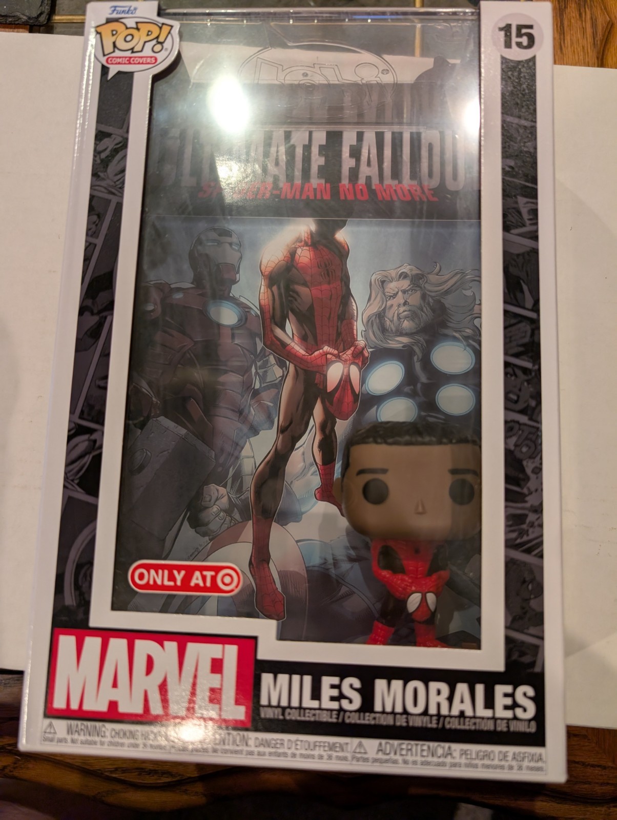 Funko Pop! #15 Comic Covers Marvel Miles Morales Target Exclusive